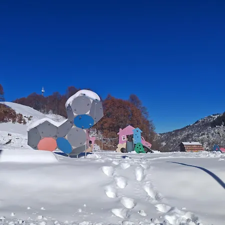 Apartmán Wellness Snow Loft - Sauna Privata & Vista Monti- Vicino Alle Piste -