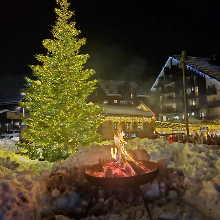 Apartmán Wellness Snow Loft - Sauna Privata & Vista Monti- Vicino Alle Piste -